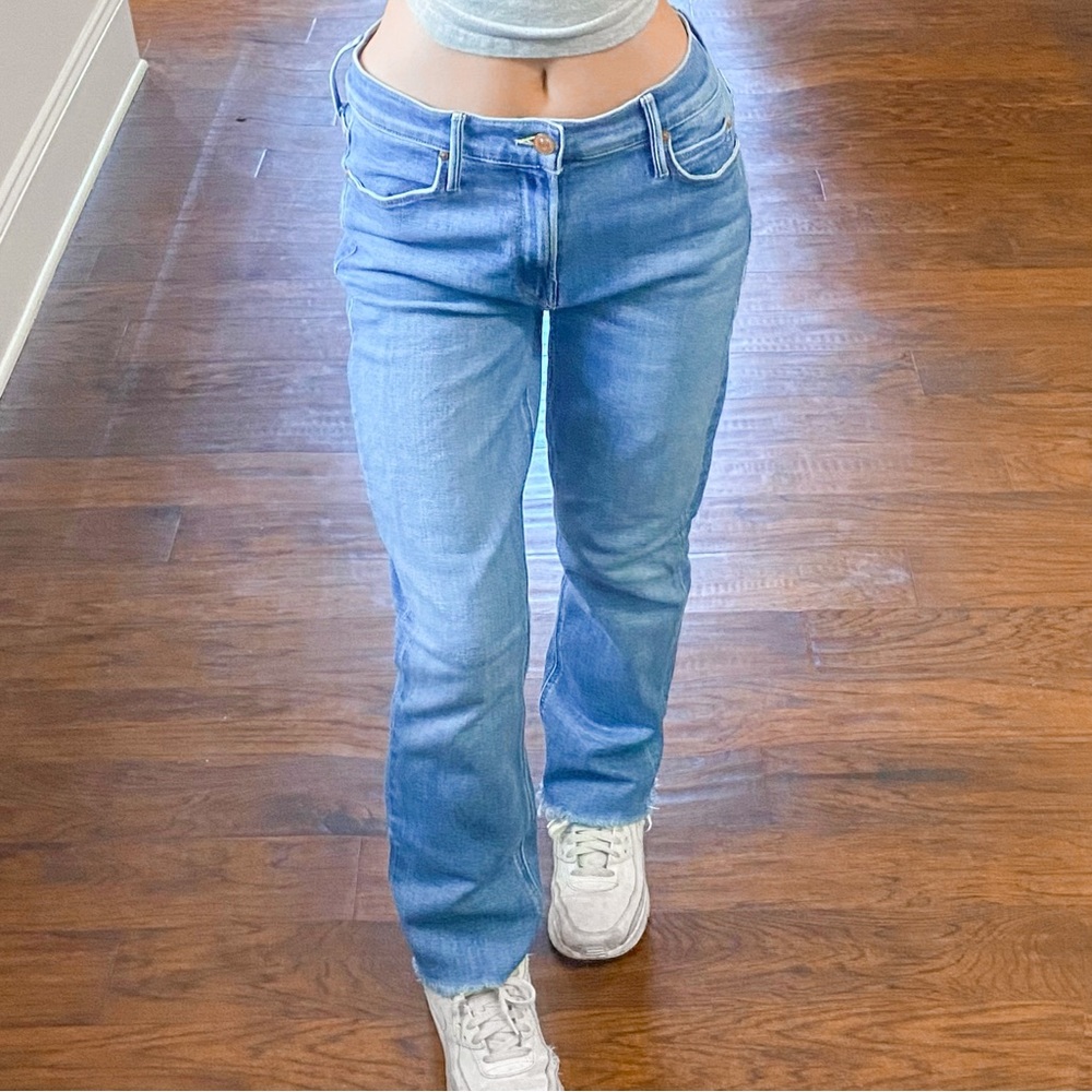 Mother The Mid Rise Dazzler Ankle Home to me jeans